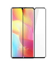 Xiaomi Mi Note 10 Lite Tam Kaplayan Temperli Cam Ekran Koruyucu (Siyah)