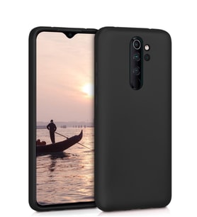 Microsonic Matte Silicone Xiaomi Redmi Note 8 Pro Kılıf (Siyah)