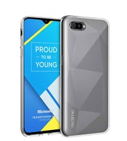 Microsonic Realme C2 Kılıf Transparent Soft (Beyaz)