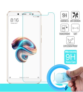 Microsonic Xiaomi Redmi Note 5 Pro Nano Cam Ekran koruyucu Kırılmaz film (Beyaz)