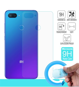 Microsonic Xiaomi Mi 8 Lite Arka Nano Cam Ekran koruyucu (Beyaz)