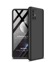 Microsonic Samsung Galaxy A51 Kılıf Double Dip 360 Protective (Siyah)