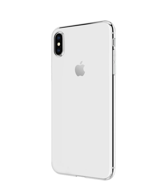 Microsonic Apple iPhone XS (5.8'') Kï¿½lï¿½f Transparent Soft Beyaz