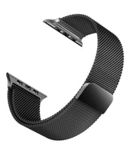 Microsonic Apple Watch 3 42mm Milanese Loop Version 3 Kordon (Siyah)