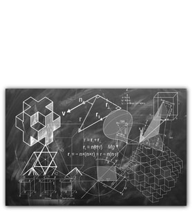 Ahşap Tablo Geometri