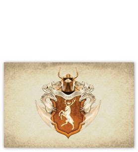 Ahşap Tablo Game Of Thrones Baratheon Flama