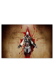 Ahşap Tablo Assassins Creed Suikastçi Ve Leonardo Çizimi