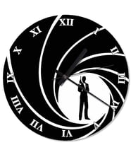 0007 James Bond Analog Duvar Saati