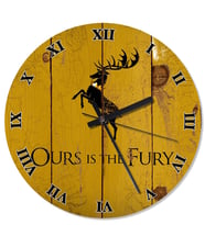 Baratheon Game Of Thrones Özel Tasarım Duvar Saati