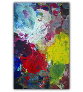 Ahşap Tablo Yağlıboya Çalışması Sanat