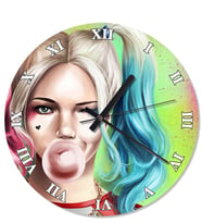 Harley Quinn Akarlı Duvar Saati