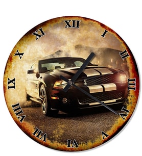 Mustang Akarlı Duvar Saati