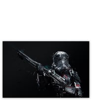 Ahşap Tablo Star Wars Rogue One Imperial Death Trooper