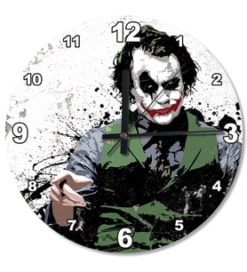 Joker Ahşap Duvar Saati