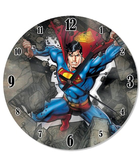 Kayalar Ve Supermen Gücü Dekoratif Duvar Saati