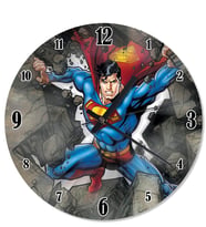 Kayalar Ve Supermen Gücü Dekoratif Duvar Saati