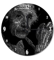 Albert Einstein Analog Duvar Saati