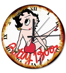 Betty Boop Baskılı Duvar Saati