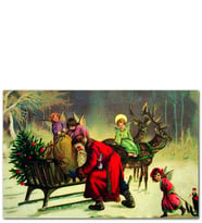 Ahşap Tablo Tüm Noel Eğlencesi Sizin Olsun Noel Baba