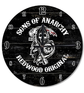 Sons Of Anarchy Akarlı Duvar Saati