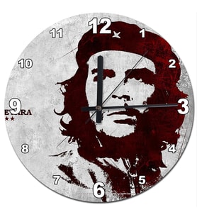 Ernesto Che Guevara Baskılı Duvar Saati