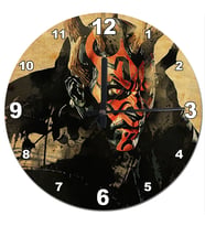 Star Wars Darth Maul Tasarım Duvar Saati