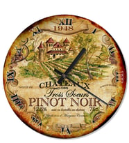 Eski Zeminde Pinot Noir Bağı Duvar Saati
