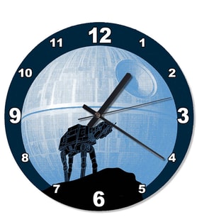 Starwars Moon Akarlı Duvar Saati