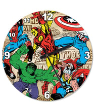 Marvel Karakterleri Mutafak Tipi Duvar Saati