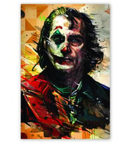 Ahşap Tablo Joker Illustration Görseli
