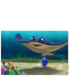 Ahşap Tablo Finding Dory Anaç Balık