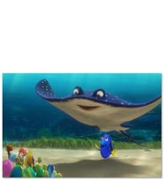 Ahşap Tablo Finding Dory Anaç Balık