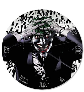 Gülen Joker Baskılı Duvar Saati
