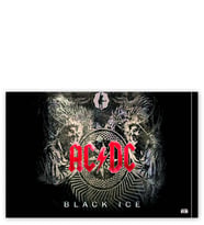 Ahşap Tablo ACDC Black Ice Albüm Kapağı