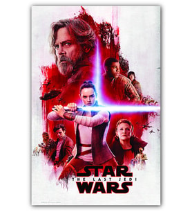 Ahşap Tablo Star Wars Film Afişi