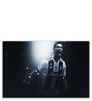 Ahşap Tablo Christiano Ronaldo Juventus Gol Sevinci