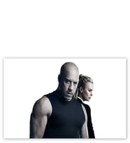 Ahşap Tablo Vin Diesel Charlize Theron