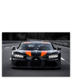 Ahşap Tablo Bugatti Chiron Prototip