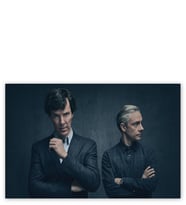 Ahşap Tablo Sherlock Holmes Ve Dr Watson
