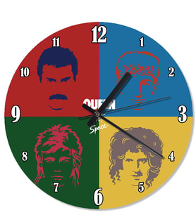 Queen Hot Space Albüm Kapağı Duvar Saati