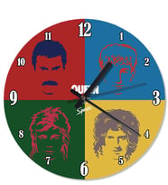 Queen Hot Space Albüm Kapağı Duvar Saati