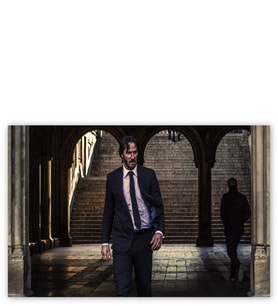 Ahşap Tablo John Wick 2 Keanu Reeves Yaralı