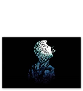 Ahşap Tablo Venom Dark Fan Art