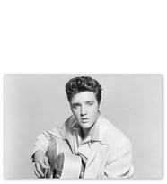 Ahşap Tablo Elvis Presley Gitar Çalıyor SB Portre