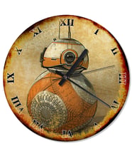 Eski Zeminde  Art BB 8 With Treads Tasarım Duvar Saati