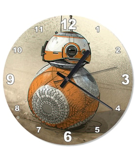 Star Wars Art BB 8 With Treads Akarlı Duvar Saati