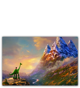 Ahşap Tablo The Good Dinosaur
