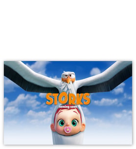 Ahşap Tablo Leylekler Film Afişi Bebek