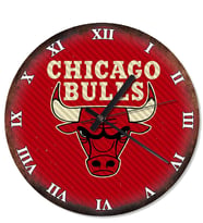 Chicago Bulls Şekilli Duvar Saati