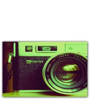 Ahşap Tablo Antika Fotoğraf Makinası